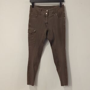 Goode Rider Breeches Equestrian Pants Horseback Riding Brown size 28
